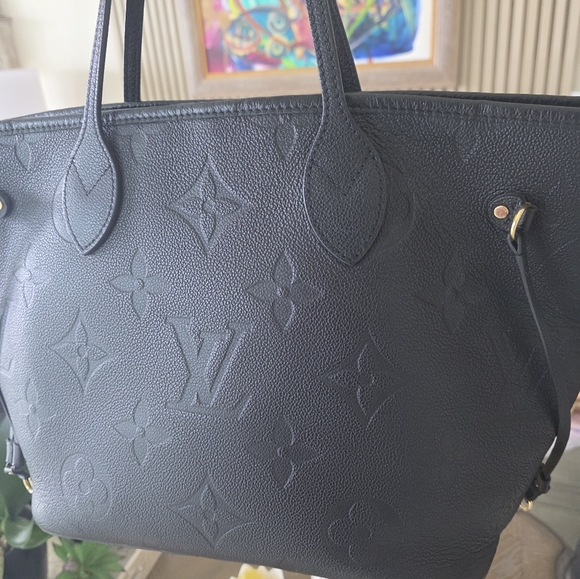LOUIS VUITTON Neverfull MM tote Monogram Empreinte. - Picture 1 of 8